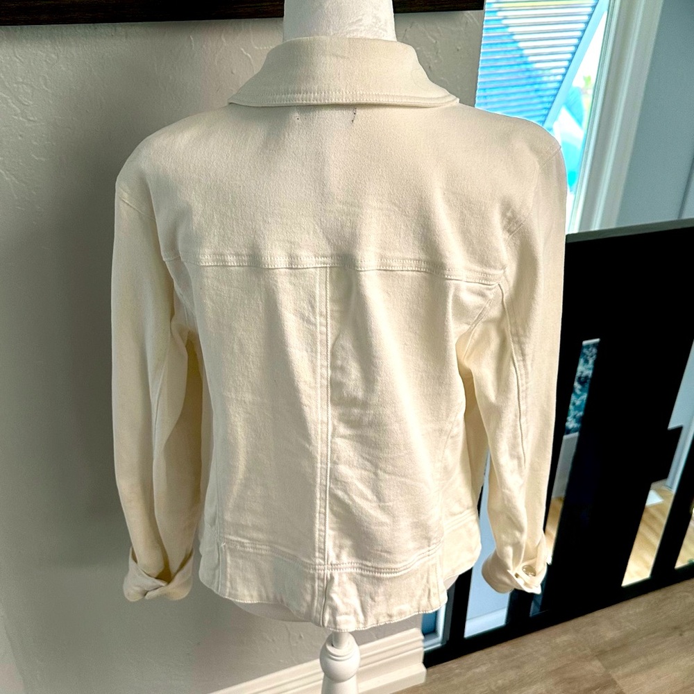 Venus White Denim Jacket - Picture 3 of 5